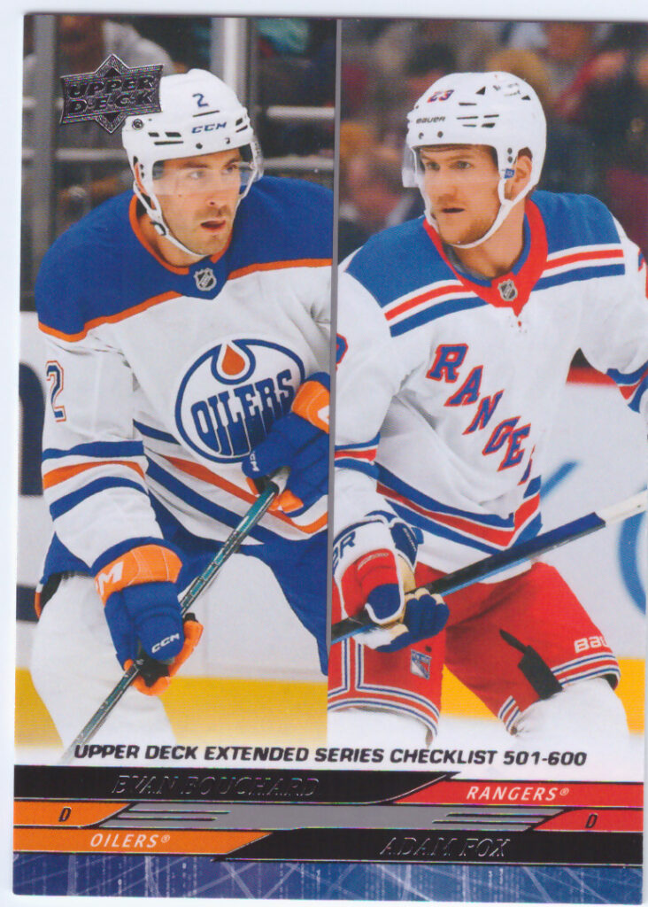 2024/25 UD Extended – E.Bouchard, A.Fox 699