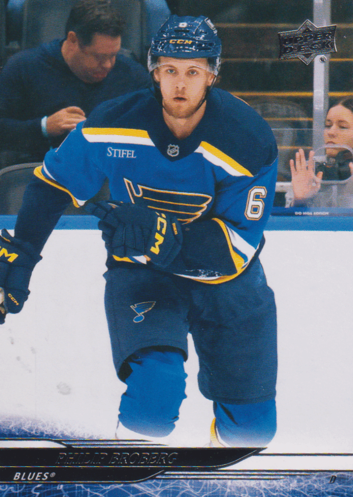 2024/25 UD Extended – Philip Broberg St.Louis Blues 613