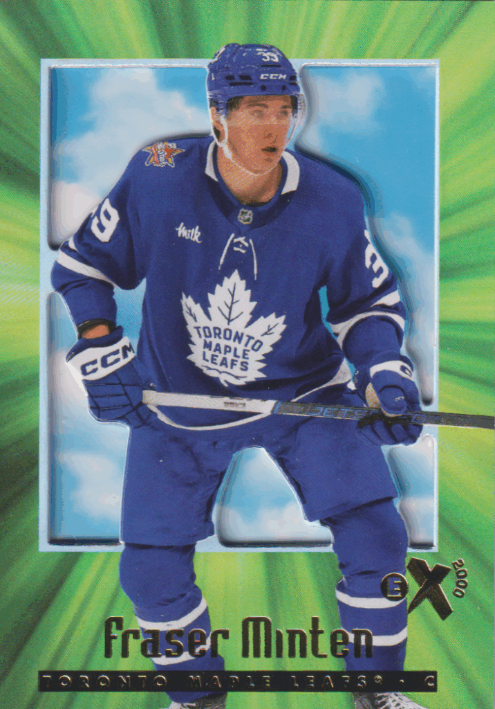 2023/24 Skybox E-X 2000 – Fraser Minten Toronto Maple Leafs 118