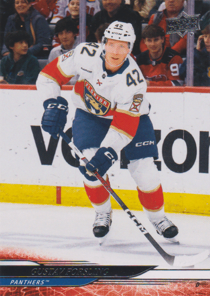 2024/25 UD Extended – Gustav Forsling Florida Panthers 558