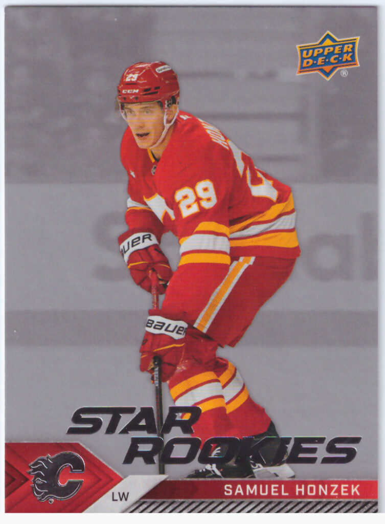 2024/25 UD Star Rookies – Samuel Honzek Calgary Flames 23