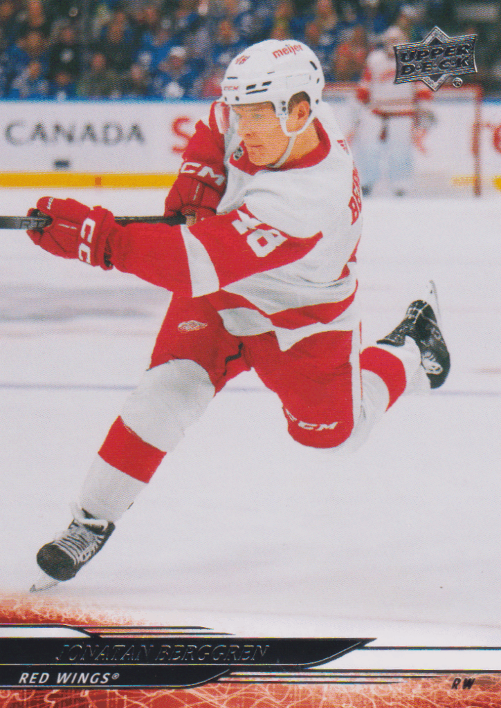 2024/25 UD Extended – Jonathan Berggren Detroit Red Wings 549