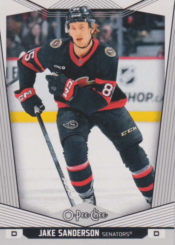 2024/25 O-Pee-Chee – Jake Sanderson Ottawa Senators 372