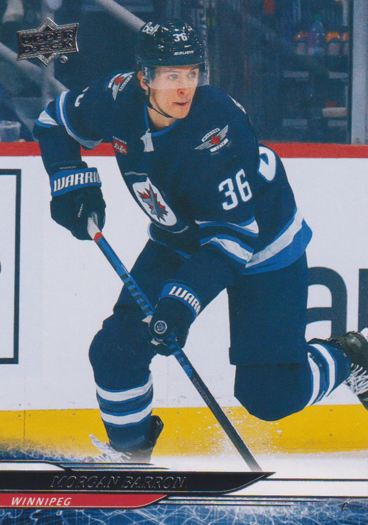 2024/25 UD Extended – Morgan Barron Winnipeg Jets 653