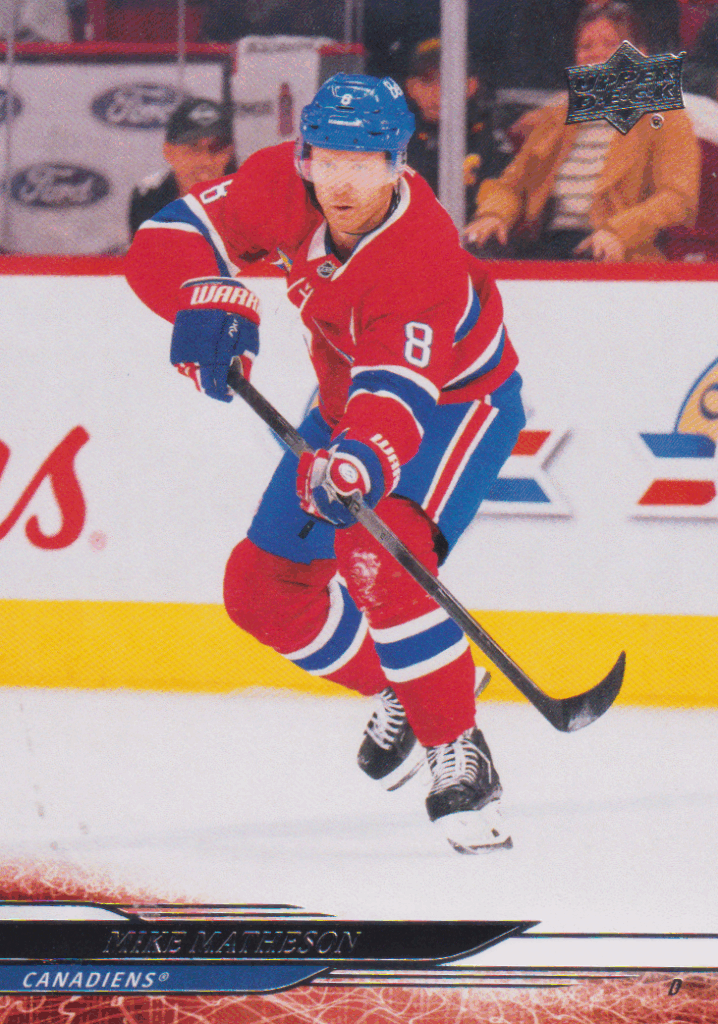 2024/25 UD Extended – Mike Matheson Montreal Canadiens 570