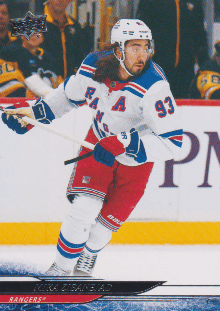 2024/25 UD Extended – Mika Zibanejad New York Rangers 587
