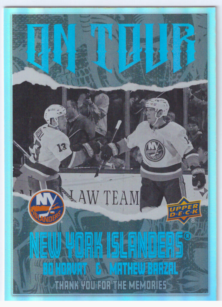 2024/25 Upper Deck Series 2 – Bo Horvat, Matthew Barzal Nyi OT-14