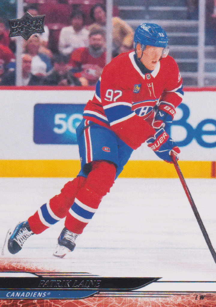 2024/25 UD Extended – Patrik Laine Montreal Canadiens 572