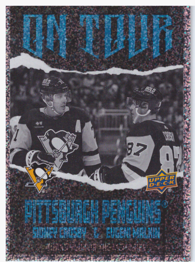 2024/25 Upper Deck Series 2 – Sidney Crosby, Evgeny Malkin Pit OT-12