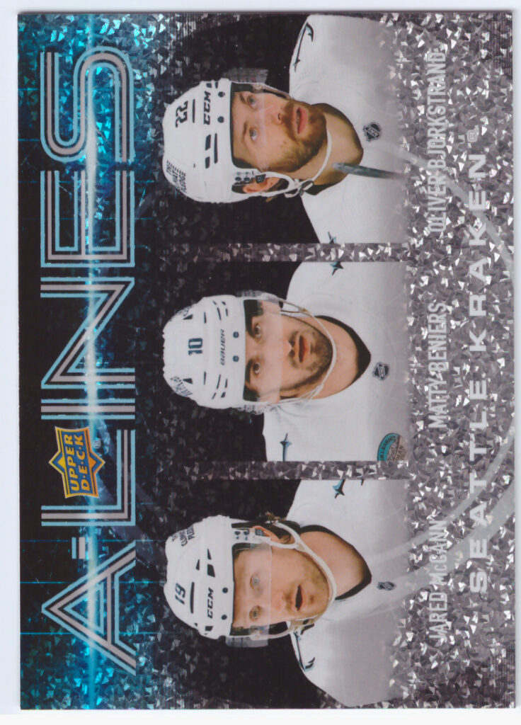 2024/25 Upper Deck Series 1 – J.McCann, M.Beniers, O.Bjorkstrand Sea AL-25