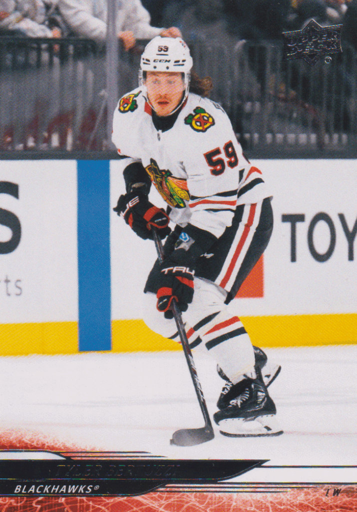 2024/25 UD Extended – Tyler Bertuzzi Chicago Blackhawks 526