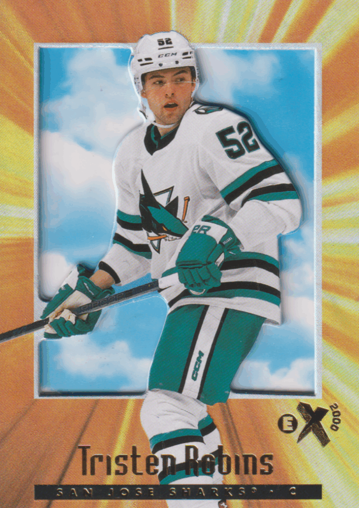 2023/24 Skybox E-X 2000 – Tristen Robins San Jose Sharks 117