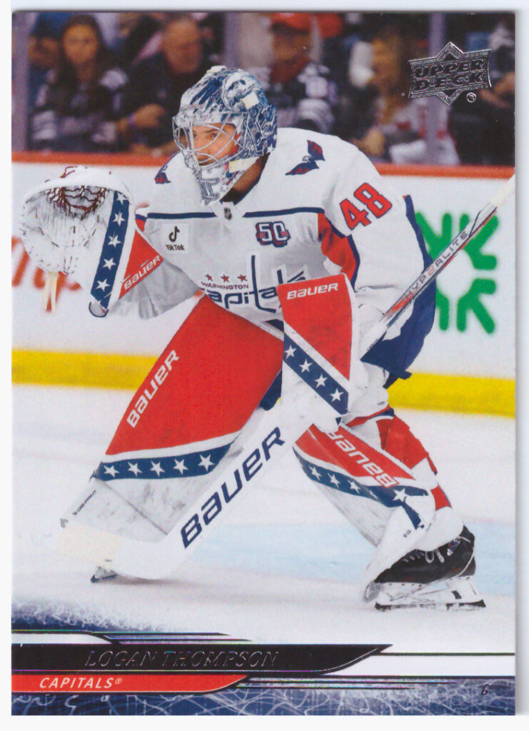2024/25 UD Extended – Logan Thompson Washington Capitals 644
