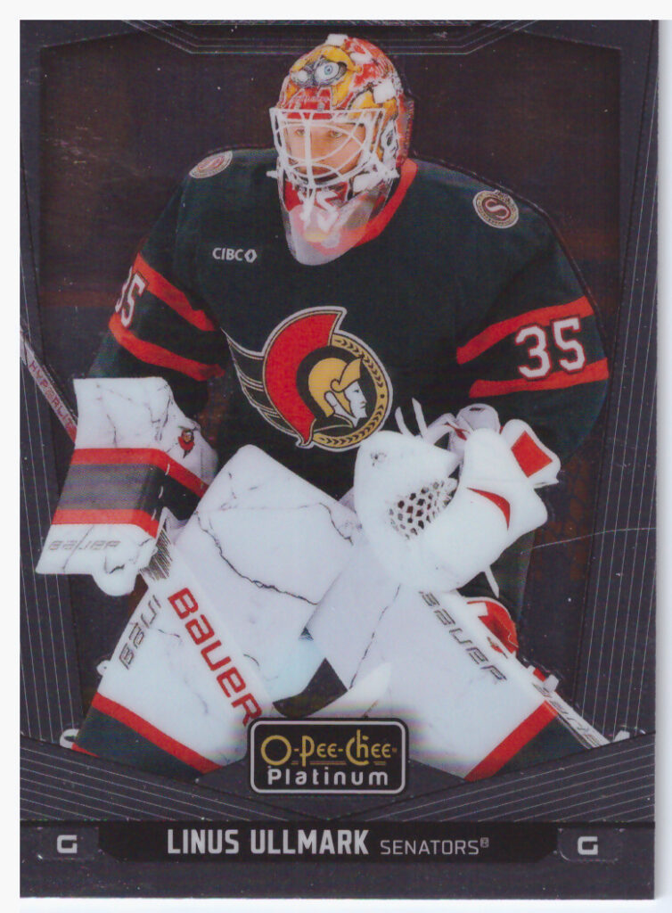 2024/25 O-Pee-Chee Platinum – L.Ullmark Ott 62
