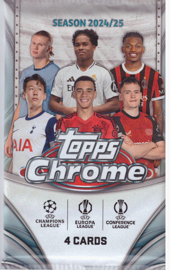 2024/25 Topps Chrome UEFA Club Competitions blaster balíček