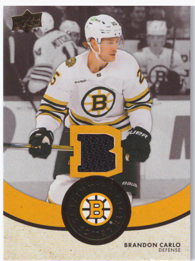 2023/24 Boston Bruins Centennial – B.Carlo Bos CCR-BC