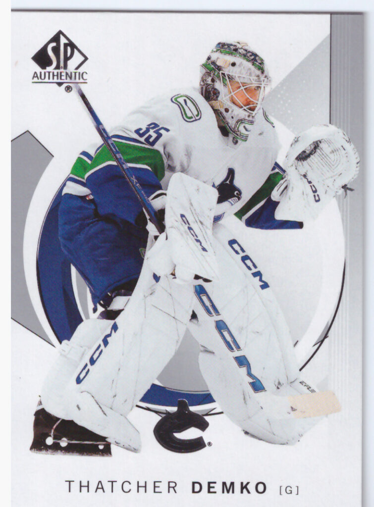 2024/25 SP Authentic – Thatcher Demko Vancouver Canucks 100