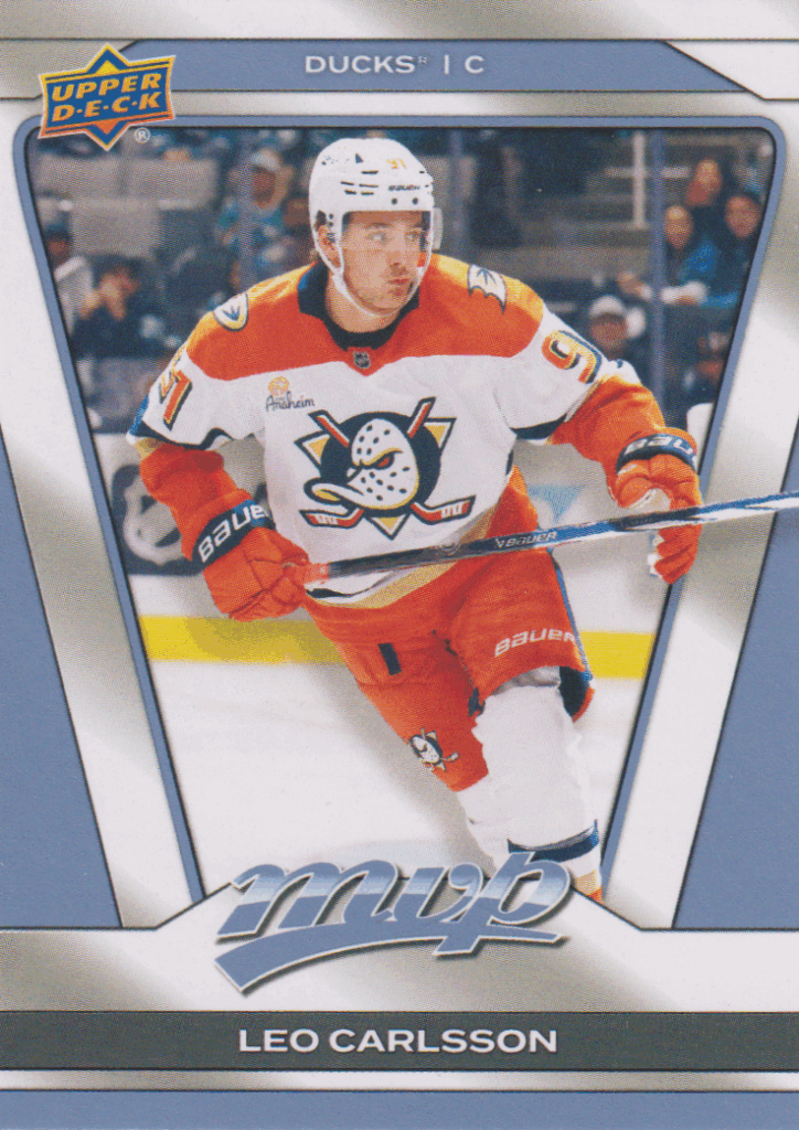 2025/26 MVP – Leo Carlsson Anaheim Ducks 195