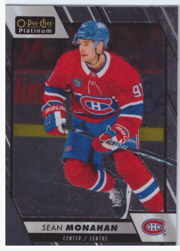 2023/24 O-Pee-Chee Platinum – Sean Monahan Montreal Canadiens 22