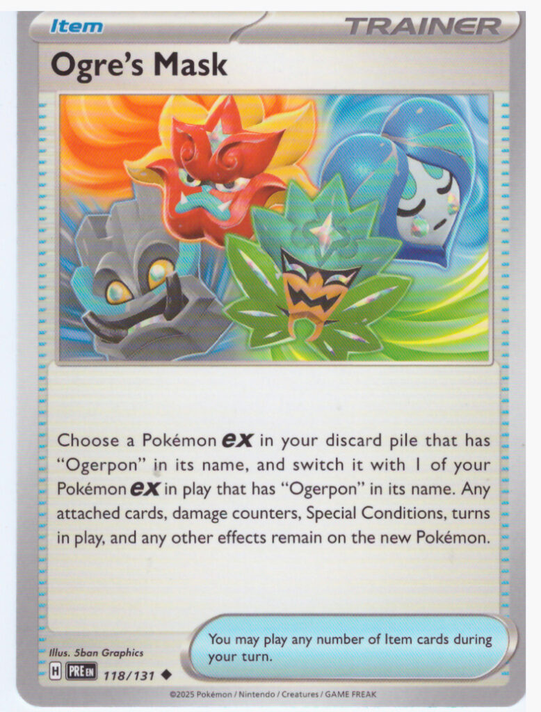 Scarlet & Violet 8.5: Prismatic Evolutions – Ogre´s Mask 118