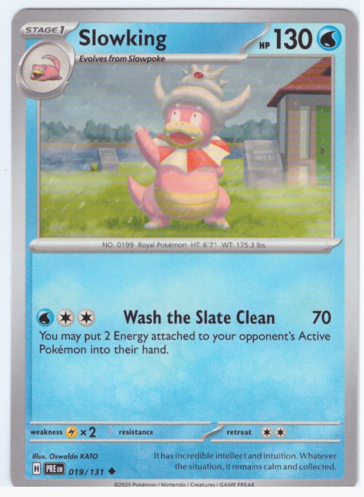 Scarlet & Violet 8.5: Prismatic Evolutions – Slowking 019