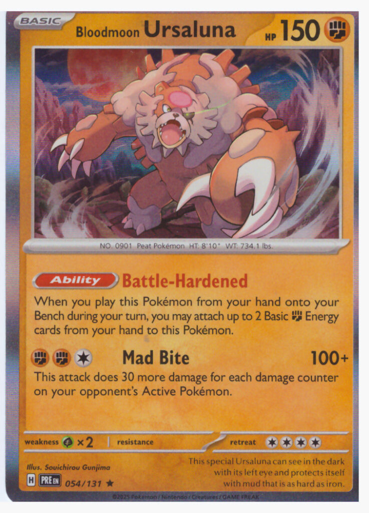 Scarlet & Violet 8.5: Prismatic Evolutions – Ursaluna 054