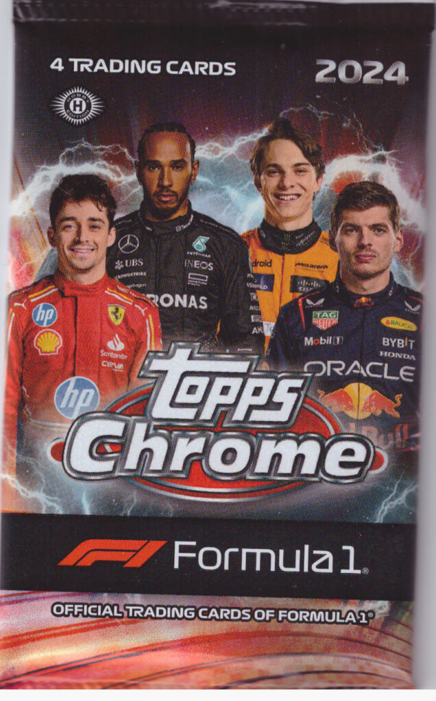 2024 Topps Chrome F1 Formula 1 Qualifying Lap hobby balíček