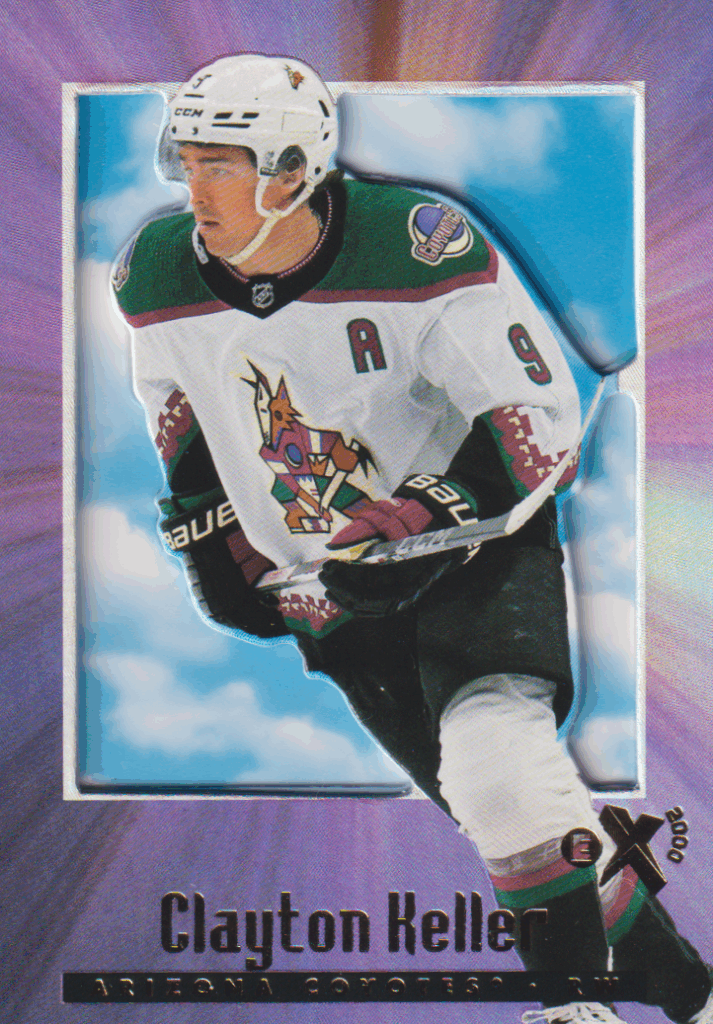 2023/24 Skybox E-X 2000 – Clayton Keller Arizona Coyotes 77