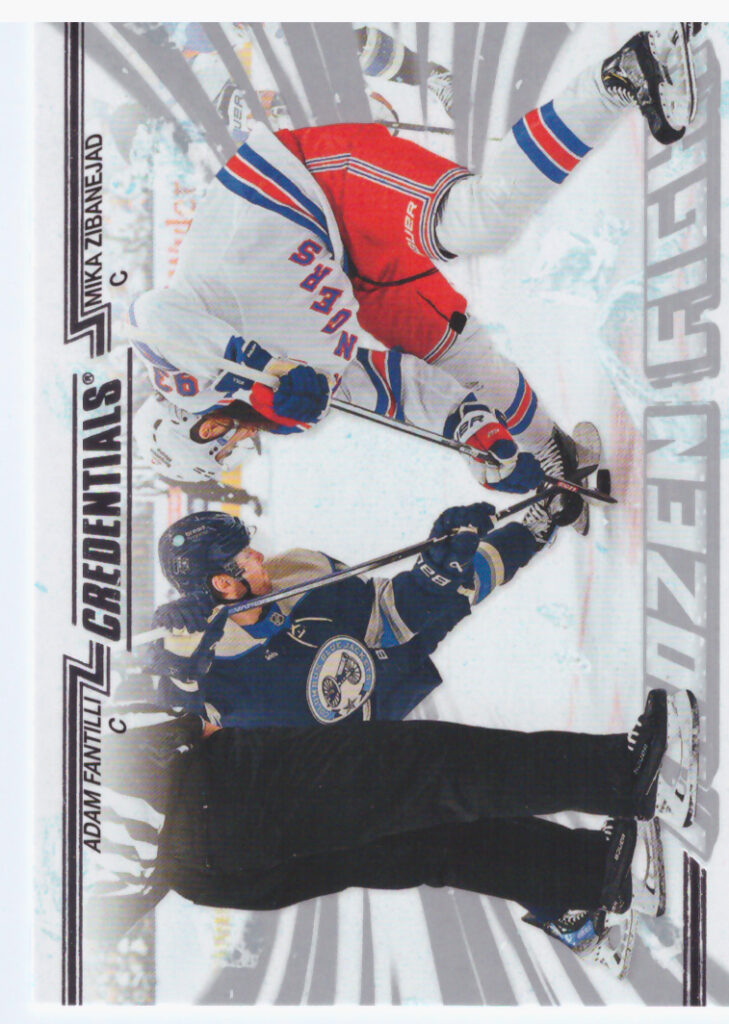 2024/25 Credentials – A.Fantilli, M.Zibanejad Cbs,Nyr FF-FZ