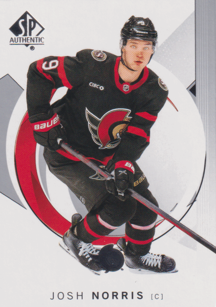 2024/25 SP Authentic – Josh Norris Ottawa Senators 18