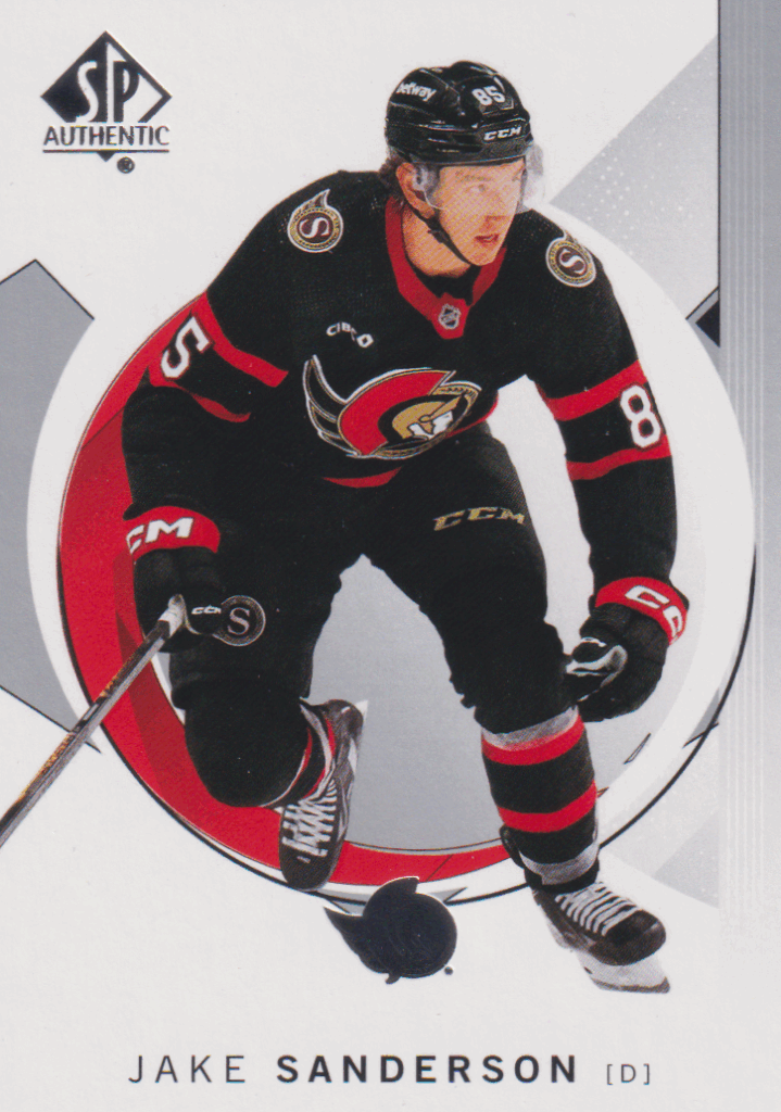 2024/25 SP Authentic – Jake Sanderson Ottawa Senators 50