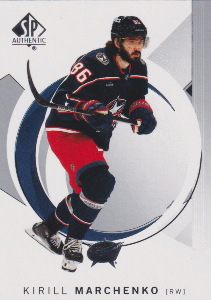 2024/25 SP Authentic – Kirill Marchenko Columbus Blue Jackets 60