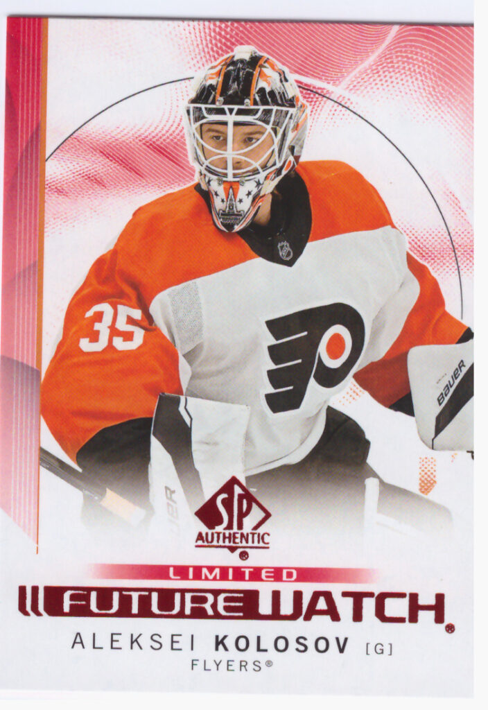 2024/25 SP Authentic – Aleksei Kolosov Philadelphia Flyers 183