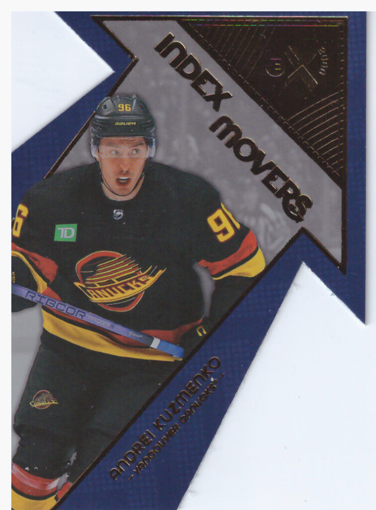 2023/24 Skybox E-X 2000 – Andrei Kuzmenko Vancouver Canucks IM-5