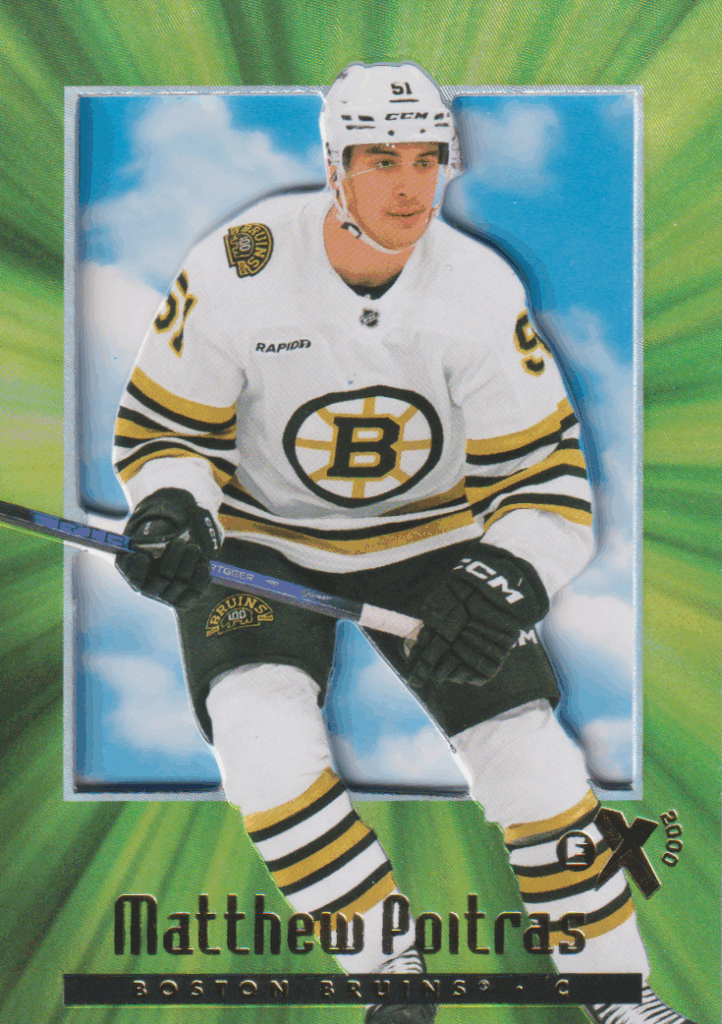 2023/24 Skybox E-X 2000 – Matthew Poitras Boston Bruins 147