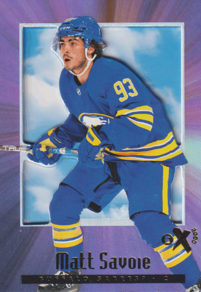 2023/24 Skybox E-X 2000 – Matt Savoie Buffalo Sabres 116