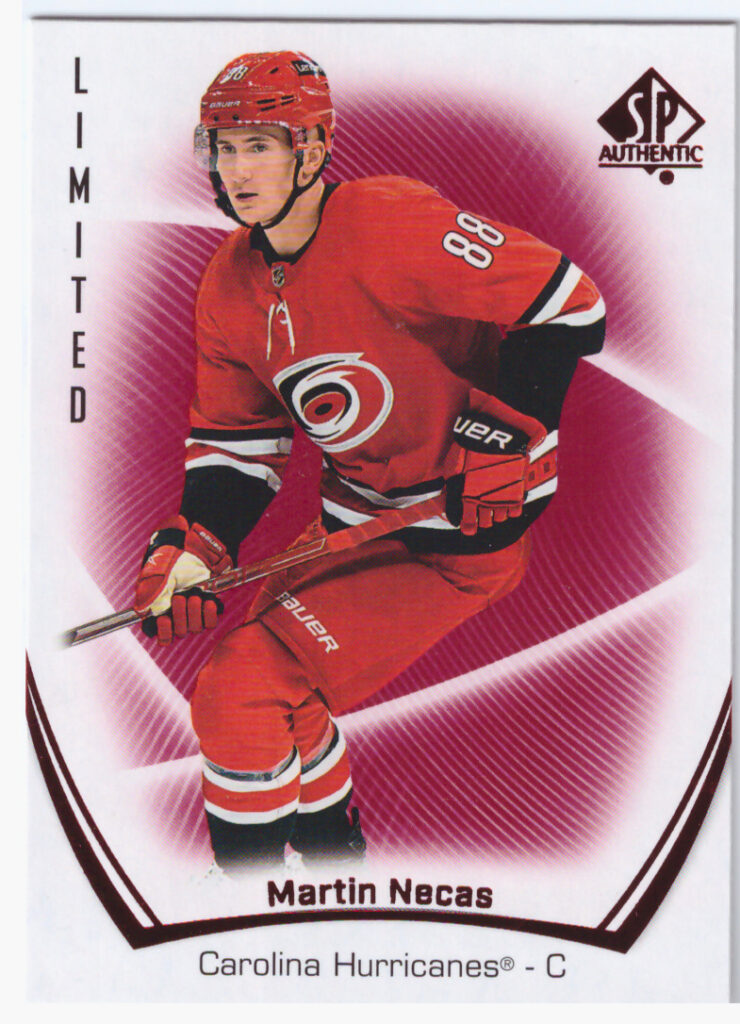 2021/22 SP Authentic – Martin Nečas Carolina Hurricanes 53