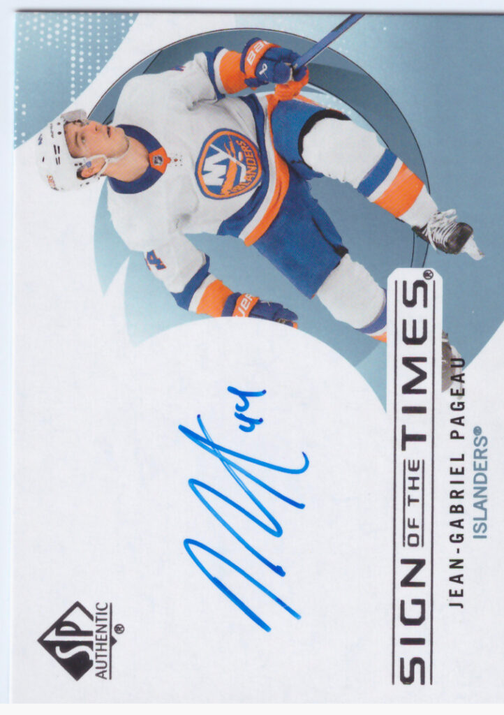 2024/25 SP Authentic – J.G.Pageau Nyi SOTT-JP