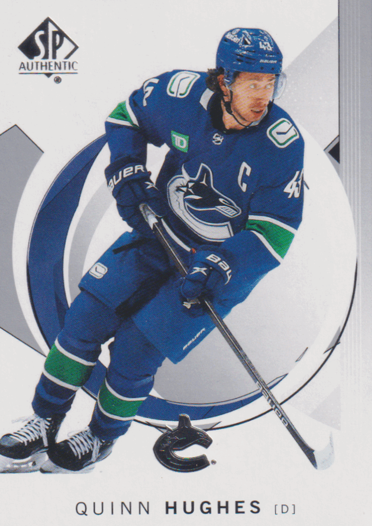 2024/25 SP Authentic – Quinn Hughes Vancouver Canucks 90