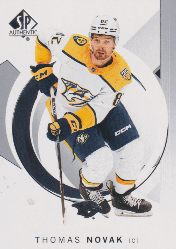 2024/25 SP Authentic – Thomas Novak Nashville Predators 51