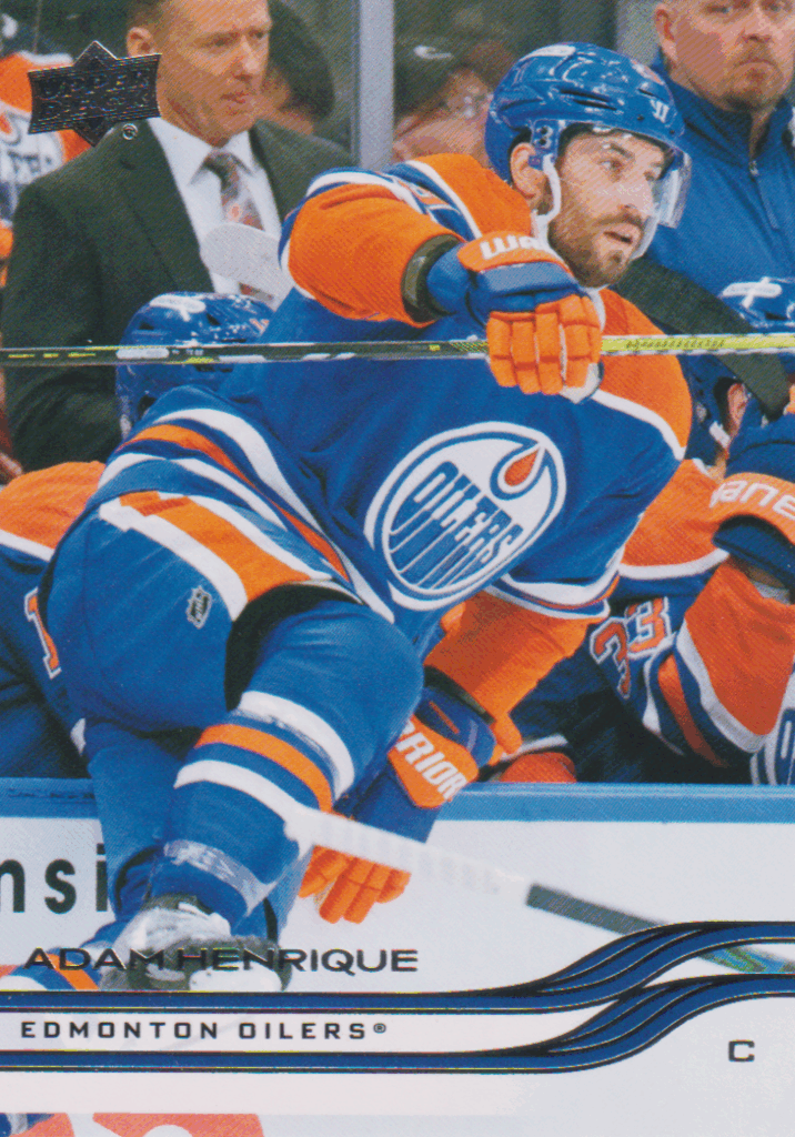 2025/26 Upper Deck Series 1 – Adam Henrique Edmonton Oilers 65