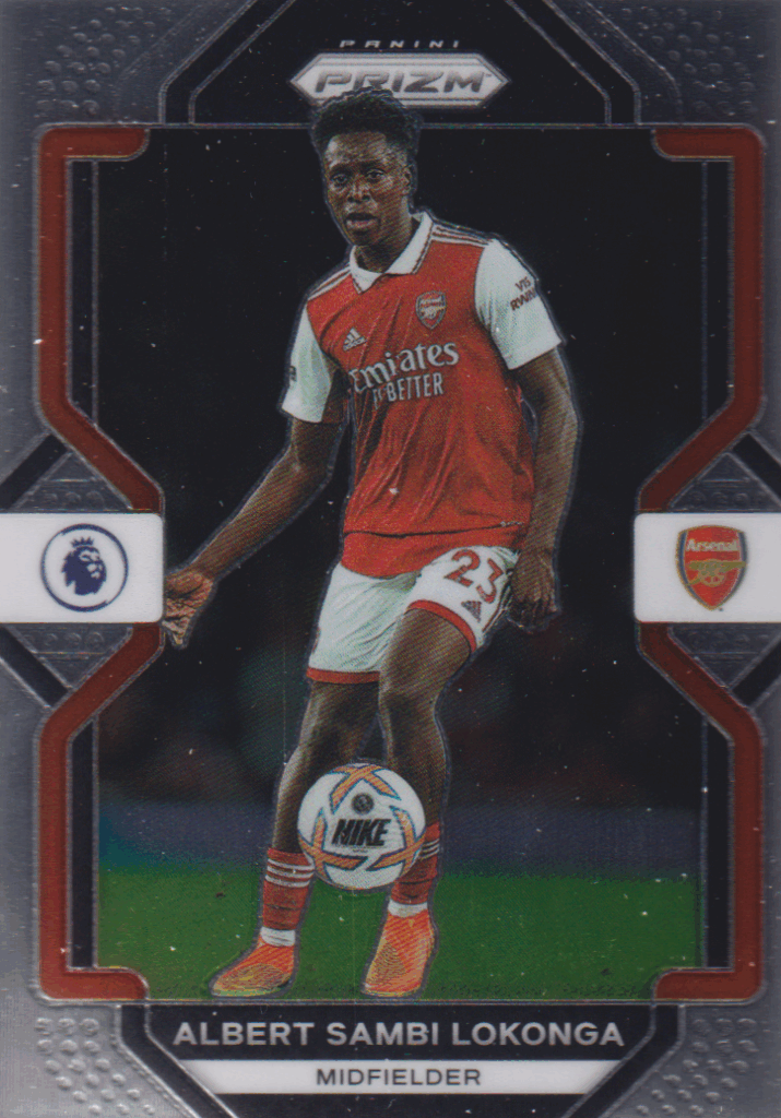 2022/23 Panini Prizm EPL – Albert Sambi Lokonga Arsenal 168