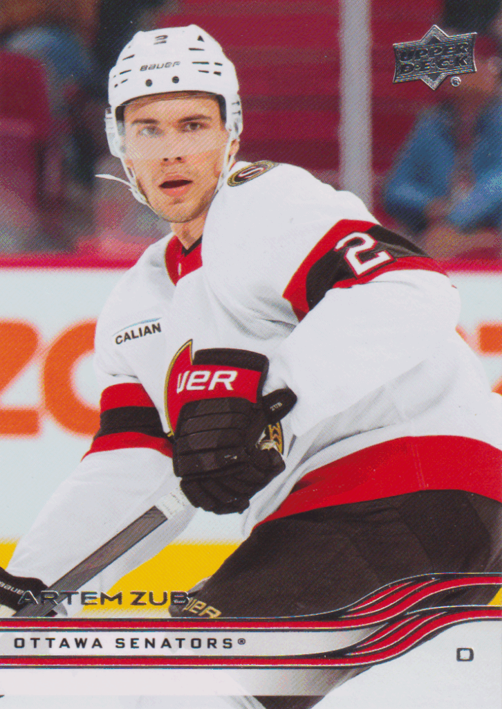 2025/26 Upper Deck Series 1 – Artem Zub Ottawa Senators 120