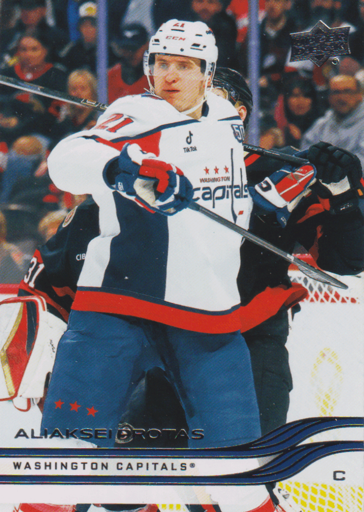 2025/26 Upper Deck Series 1 – Aliaksei Protas Washington Capitals 188