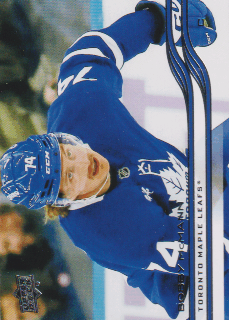 2025/26 Upper Deck Series 1 – Bobby McMann Toronto Maple Leafs 162