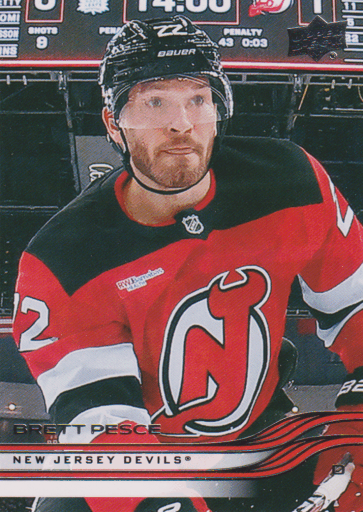 2025/26 Upper Deck Series 1 – Brett Pesce New Jersey Devils 105