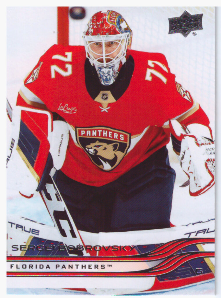 2025/26 Upper Deck Series 1 – Sergei Bobrovsky Florida Panthers 74
