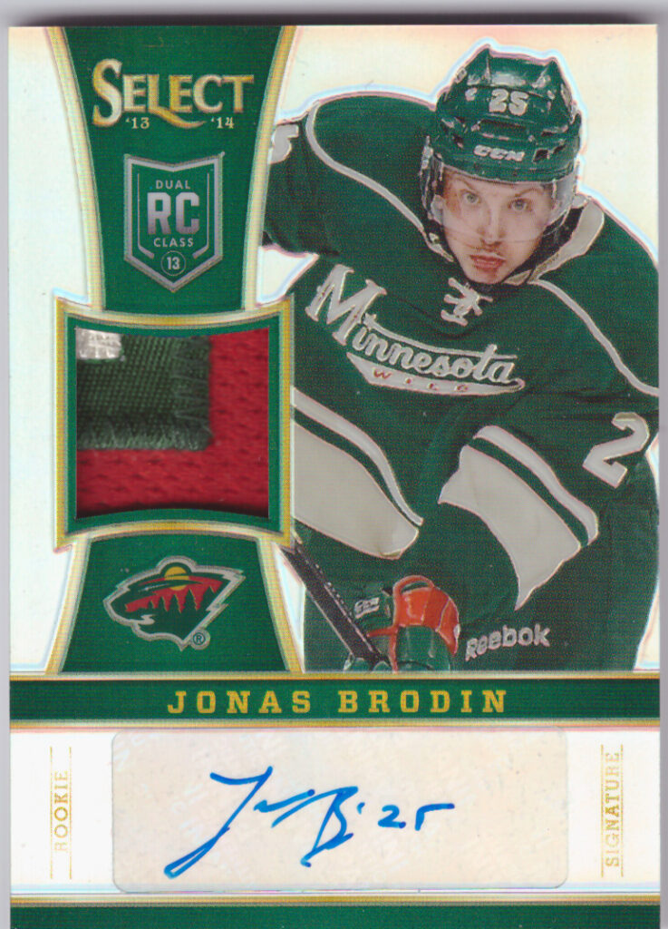 2013/14 Panini Select – J.Brodin Min 266   /25
