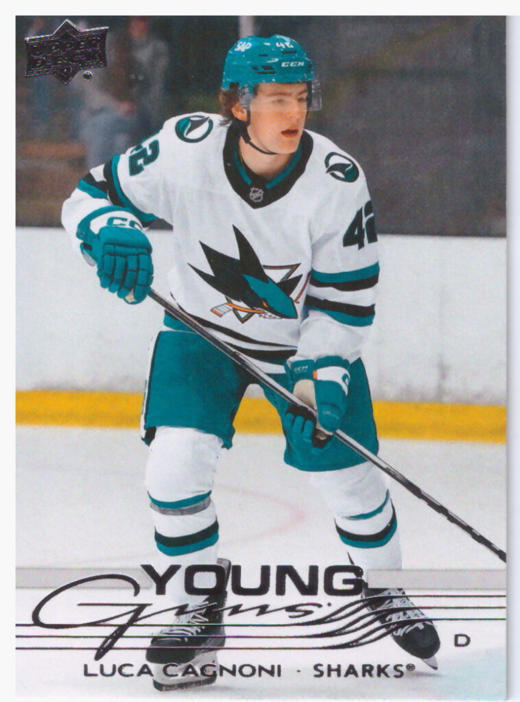2025/26 Upper Deck Series 1 – Luca Cagnoni San Jose Sharks 213