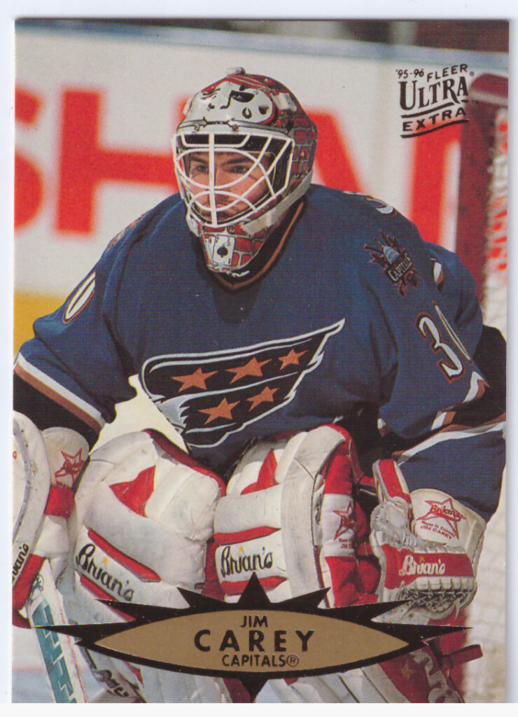 1995/96 Fleer Ultra – Jim Carey Washington Capitals 320